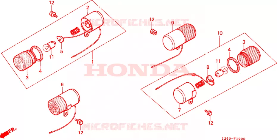 KNIPPERLICHT Honda MOTO 70 DAX 1986  ST70C