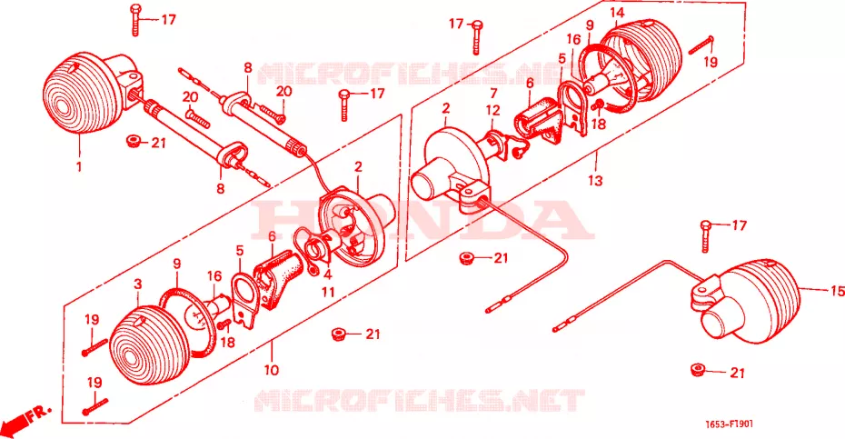 KNIPPERLICHT(2) Honda MOTO 50 MONKEY 1979  Z50JZ_M