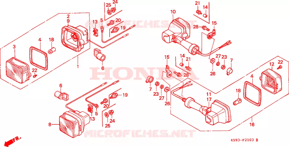 KNIPPERLICHT(4) Honda MOTO 110 CT 1988  CT110G