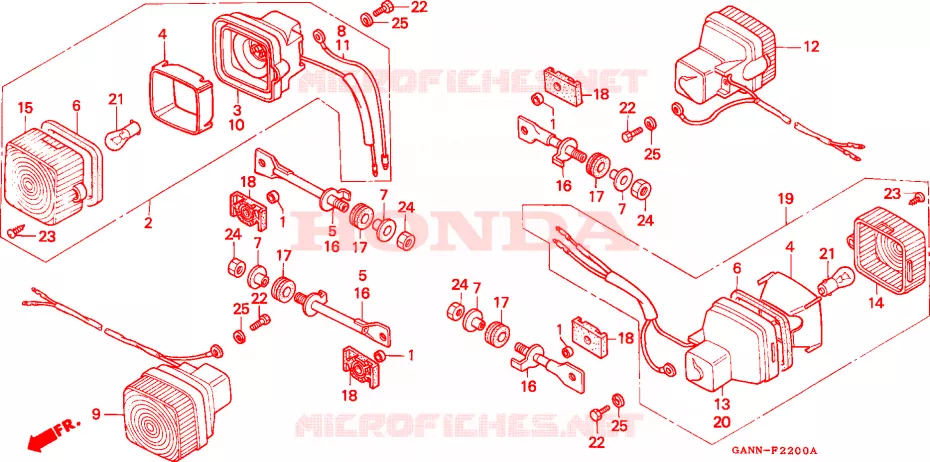 KNIPPERLICHT Honda MOTO 70 DAX 1992  ST70N
