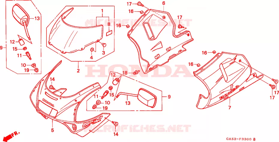 KAP Honda MOTO 75 NSR 1994  NSR75R