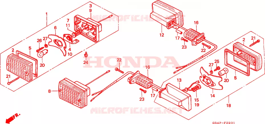 KNIPPERLICHT(C50SP/C50ST) Honda SCOOTER 50 C50 1994  C50SP_J