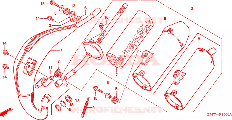 EXPANSIE KAMER Honda MOTO 85 CR 2006  CR85RB6