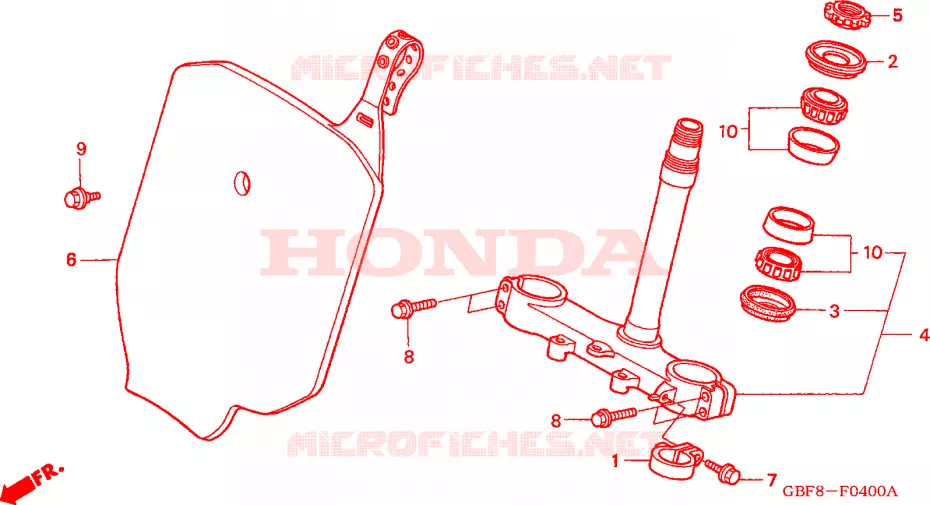 STURING STANG Honda MOTO 85 CR 2005  CR85R5
