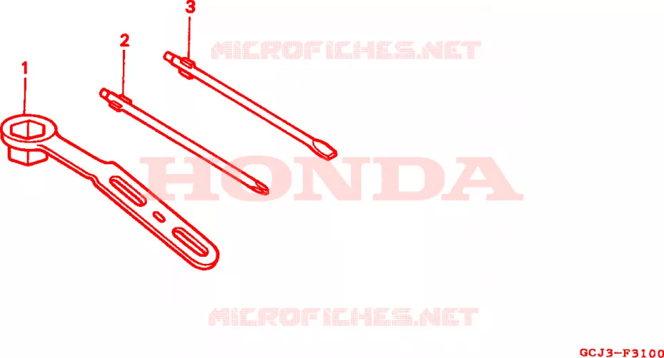 GEREEDSCHAP Honda MOTO 50 NSR 2000  NSR50RY