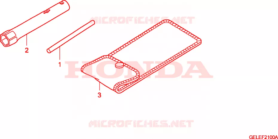GEREEDSCHAP Honda MOTO 50 CRF 2005  CRF50F5
