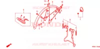 A. FENDER/HOOFD STANDAARD voor Honda RACOON color PB301M 2000