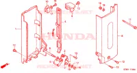 ACCUHUIS AFDEKKING voor Honda RACOON color PB301M 2000