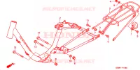 FRAME CHASSIS voor Honda RACOON color PB301M 2000