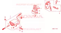 KOPLAMP/ COMBINATIESCHAKELAAR voor Honda RACOON color PB301M 2000