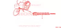 MERK voor Honda RACOON color PB301M 2000
