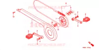 PEDAAL voor Honda RACOON color PB301M 2000