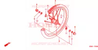 VOOR WIEL voor Honda RACOON color PB301M 2000