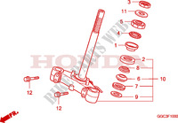 STURING STANG voor Honda SCR 110 2011