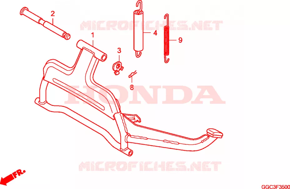 STANDAARD Honda SCOOTER 110 SPACY 2010  SCR1101WHA