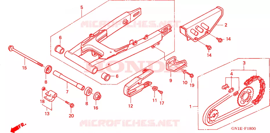 ZWAAI-ARM Honda MOTO 80 XR 2003  XR80R3