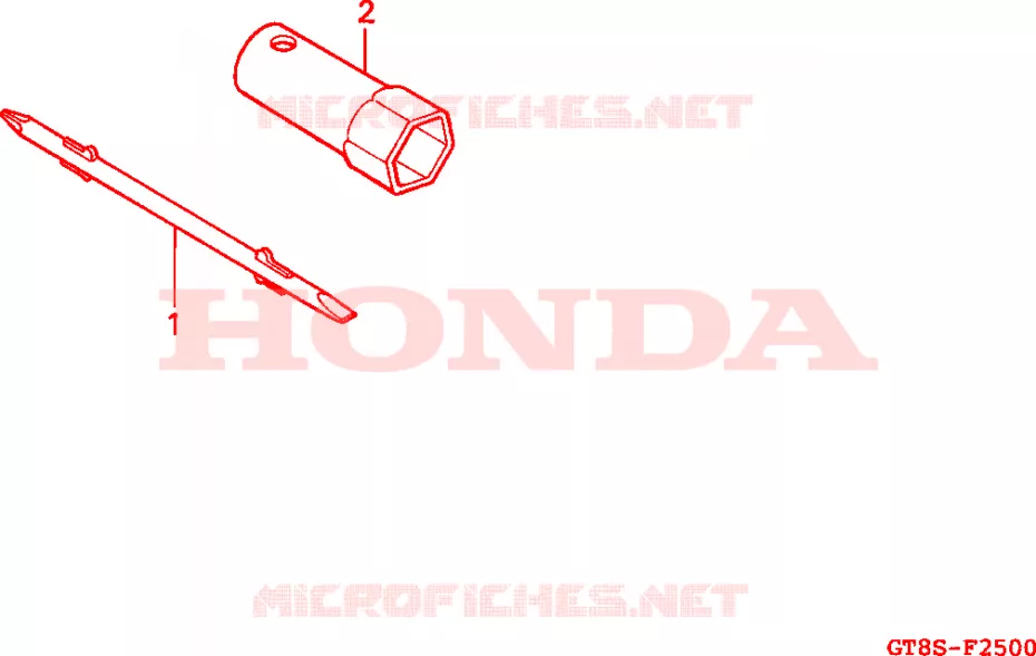 GEREEDSCHAP Honda MOTO 50 WALLAROO 1995  PK50SMS