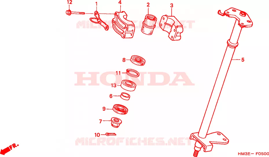 STURING AS Honda ATV 300 FOURTRAX 2002  TRX300EX2