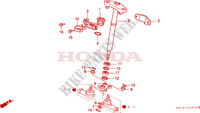 STURING AS voor Honda FOURTRAX 400 FOREMAN 4X4 2001