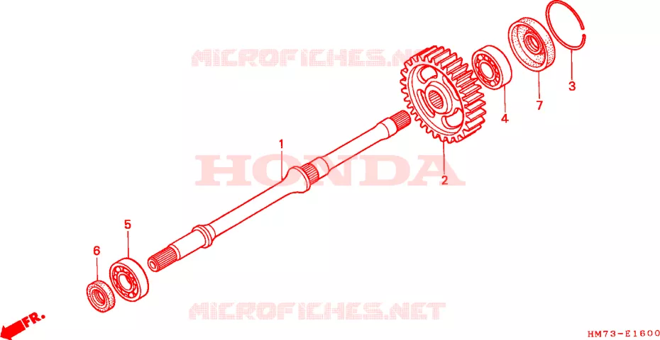 LAATSTE AS Honda ATV 400 FOURTRAX 2000  TRX400FWY