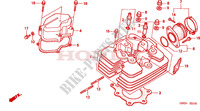 CILINDERKOP voor Honda FOURTRAX 450 FOREMAN 4X4 Electric Shift 2001