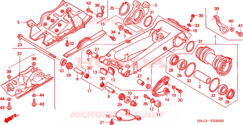 ZWAAI-ARM Honda ATV 400 FOURTRAX 2000  TRX400EXY