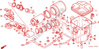 LUCHTFILTER (TRX500FA5/6/7/8) voor Honda FOURTRAX 500 FOREMAN RUBICON Hydrostatic 2008