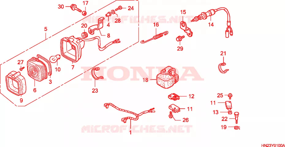 REMLICHT Honda ATV 500 FOURTRAX 2003  TRX500FA3