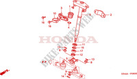 STURING AS voor Honda FOURTRAX 350 RANCHER Electric Shift 2003