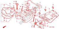 BRANDSTOF TANK voor Honda FOURTRAX 350 RANCHER 4X4 Electric Shift 2000