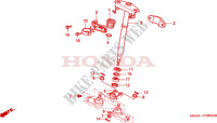 STURING AS voor Honda FOURTRAX 350 RANCHER 4X4 Electric Shift 2001