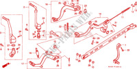 WISSEL PEDAAL/REMPEDAAL/KICKSTARTER ARM(2) voor Honda CR 125 R 1989
