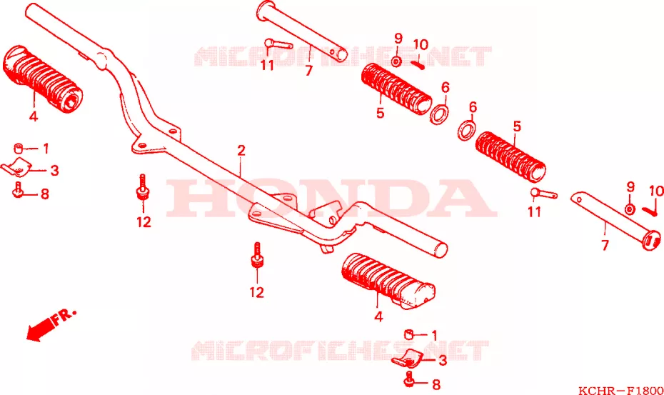 OPSTAP Honda MOTO 125 CG 1997  CG125T