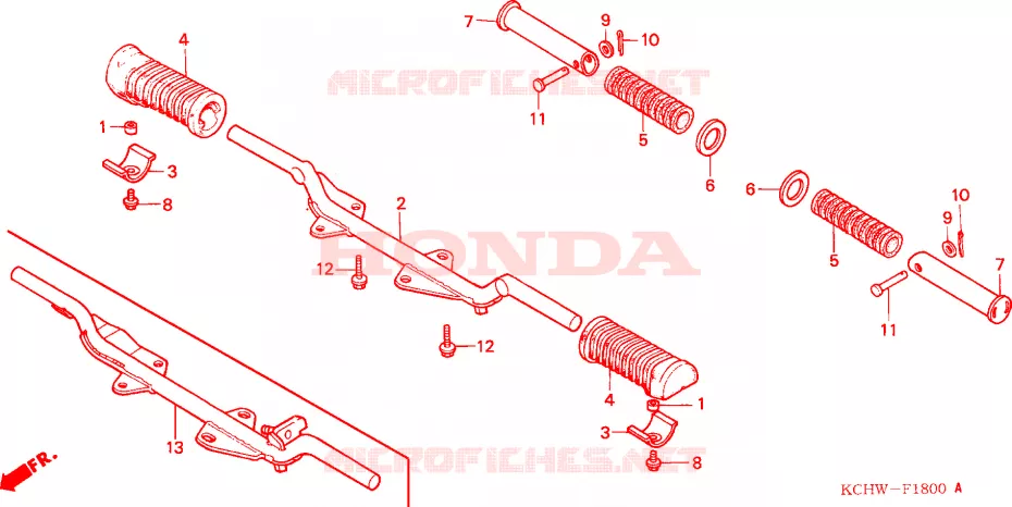 OPSTAP Honda MOTO 125 CG 2001  CG1251