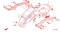 ACHTER STROOMLIJNKAP (CMX250CT CM/V/Y/1/2/3) voor Honda REBEL 250 1996