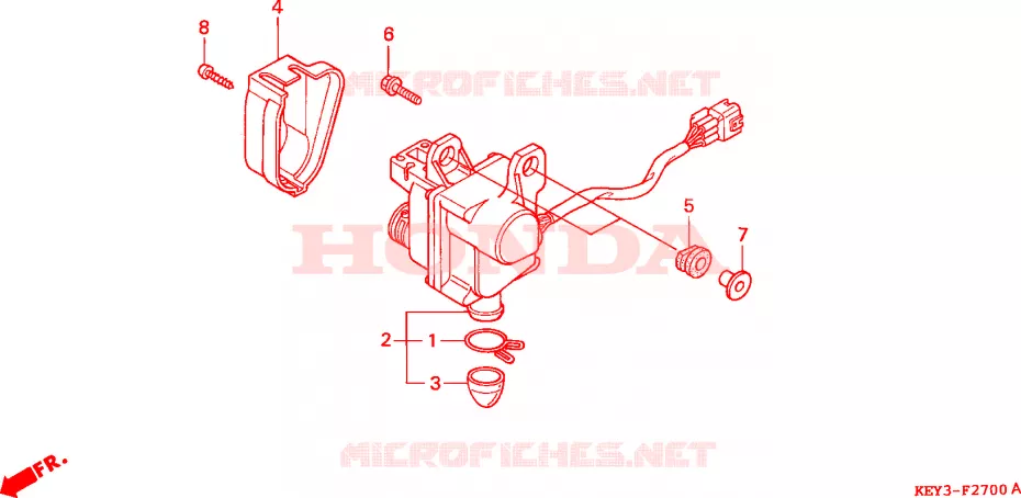 SERVOMOTOR Honda SCOOTER 150 PANTHEON 2000  FES150Y