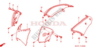 CHASSIS AFDEKKING voor Honda AROBASE 125 TWO TONE 2003