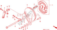 ACHTER REM PANEEL (ANF1256/7/T6) voor Honda INNOVA 125 2008