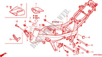 FRAME CHASSIS voor Honda CBR 125 2008