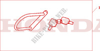 U LOCK 115/270 voor Honda CBR 125 BLACK 2010