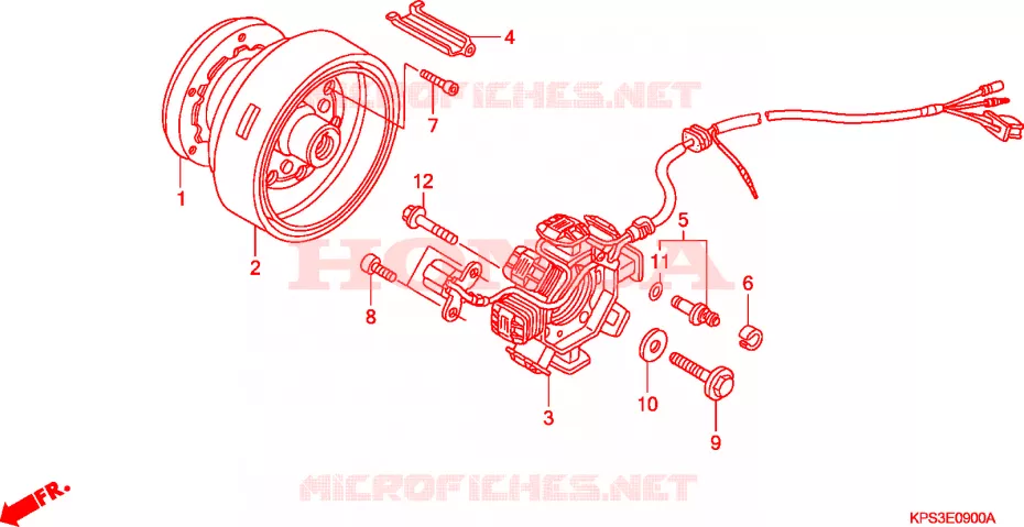 GENERATOR Honda MOTO 230 CRF 2007  CRF230F7
