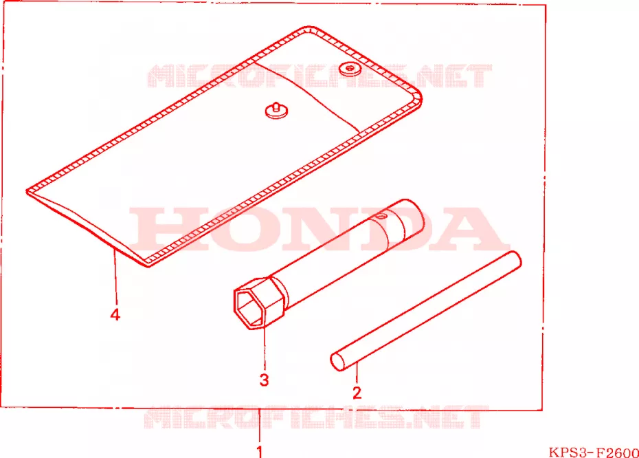 GEREEDSCHAP Honda MOTO 230 CRF 2011  CRF230F9