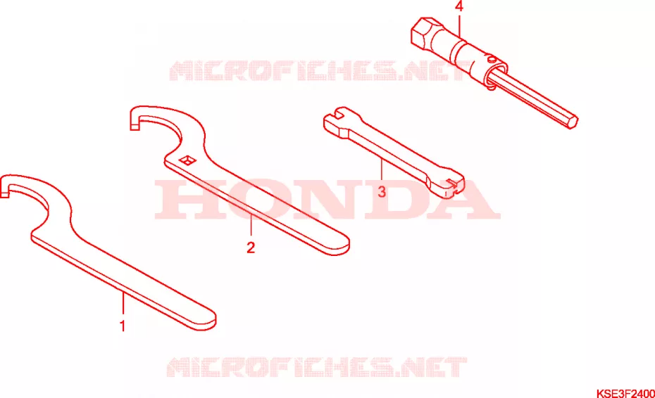GEREEDSCHAP Honda MOTO 150 CRF 2009  CRF150RB9