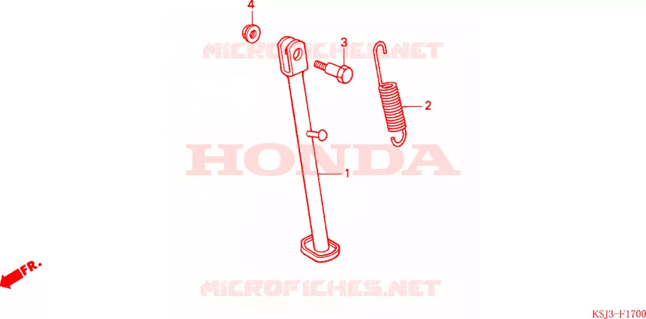 STANDAARD Honda MOTO 80 CRF 2007  CRF80F7