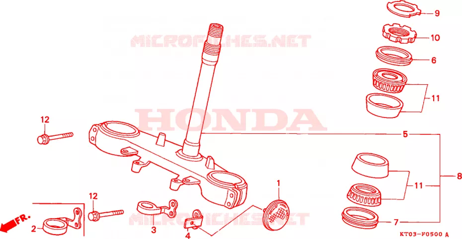 STURING STANG Honda MOTO 200 XR 1993  XR200RP