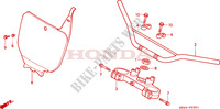 HENDEL PIJP/BOVENSTE BRUG (CR125RS/RT/RV) voor Honda CR 125 R 1997