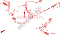 PEDAAL/KICKSTARTER ARM voor Honda INNOVA 125 2012