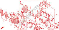 VOOR REMKLAUW (ST1100AT/AV/AW) voor Honda PAN EUROPEAN ST 1100 ABS 1997