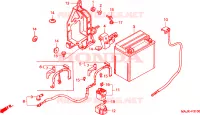 ACCU voor Honda PAN EUROPEAN ST 1100 ABS 1999