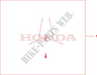 SIDE DEFLEC KIT voor Honda PAN EUROPEAN ST 1100 1999